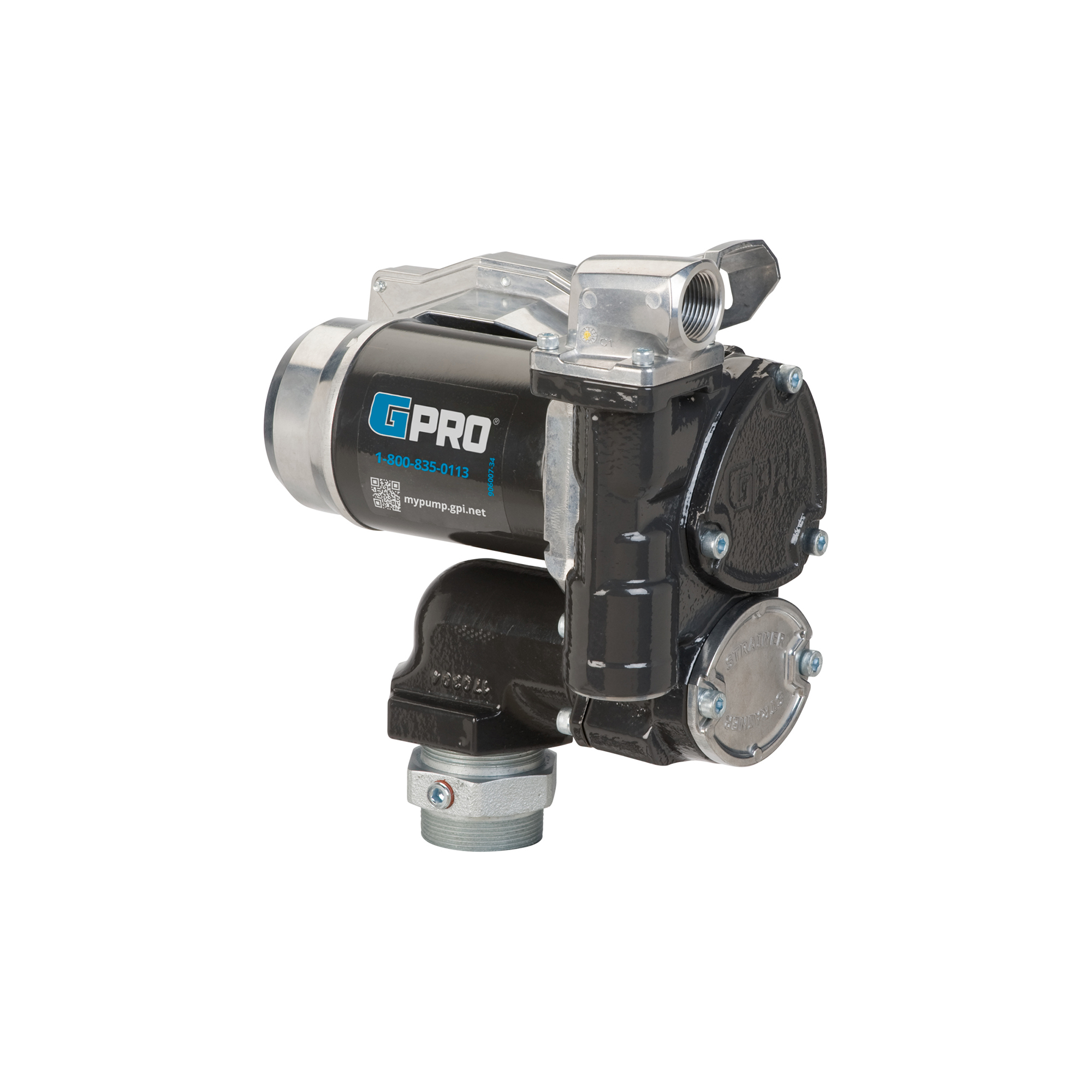 GPRO Professional-Grade Fuel Transfer Pump — 25 GPM, 12V, Safe Stop Auto Power Down, Model# V25-012PO